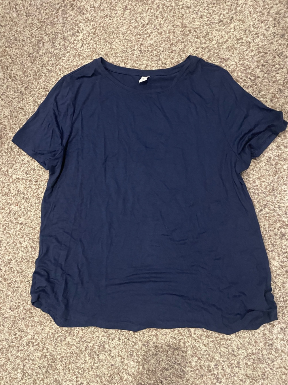 Old Navy Women's Navy Short Sleeve Crew Neck Tee